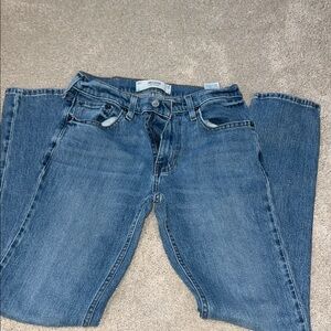 Hollister Men's Straight Jeans in medium  Blue